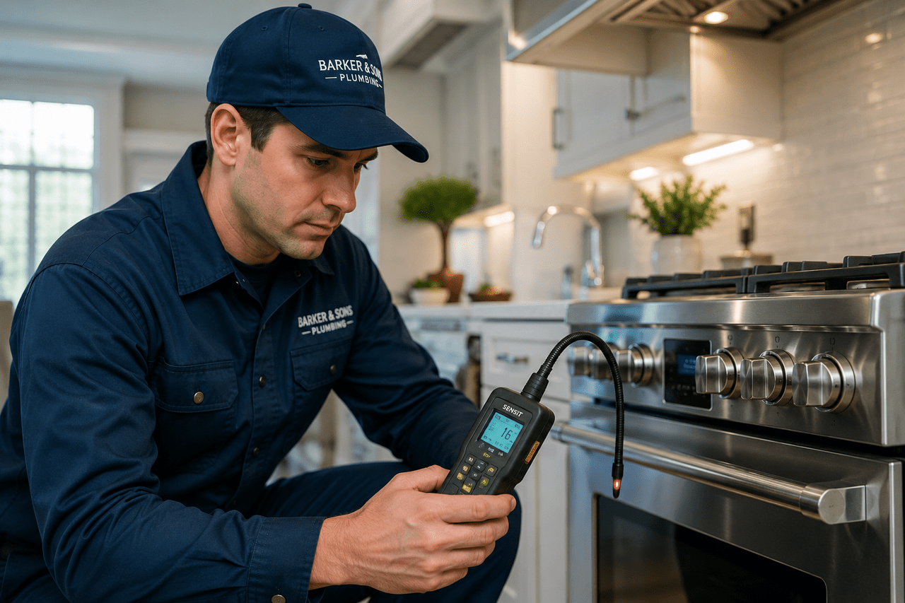 Do You Suspect a Gas Leak in Your Home | Barker & Sons