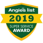 Angie's List 2019 Super Service Award badge