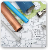Pipes and floor plan