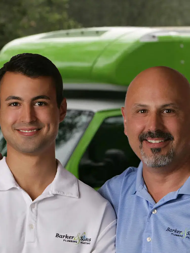 Mike & Austin Barker smiling