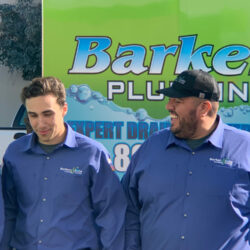 Two happy Barker and Sons employees