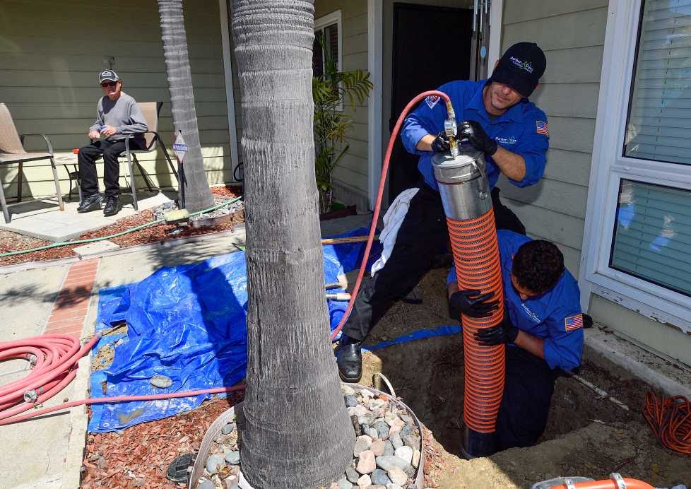Sewer repair in Orange County, CA Barker and Sons