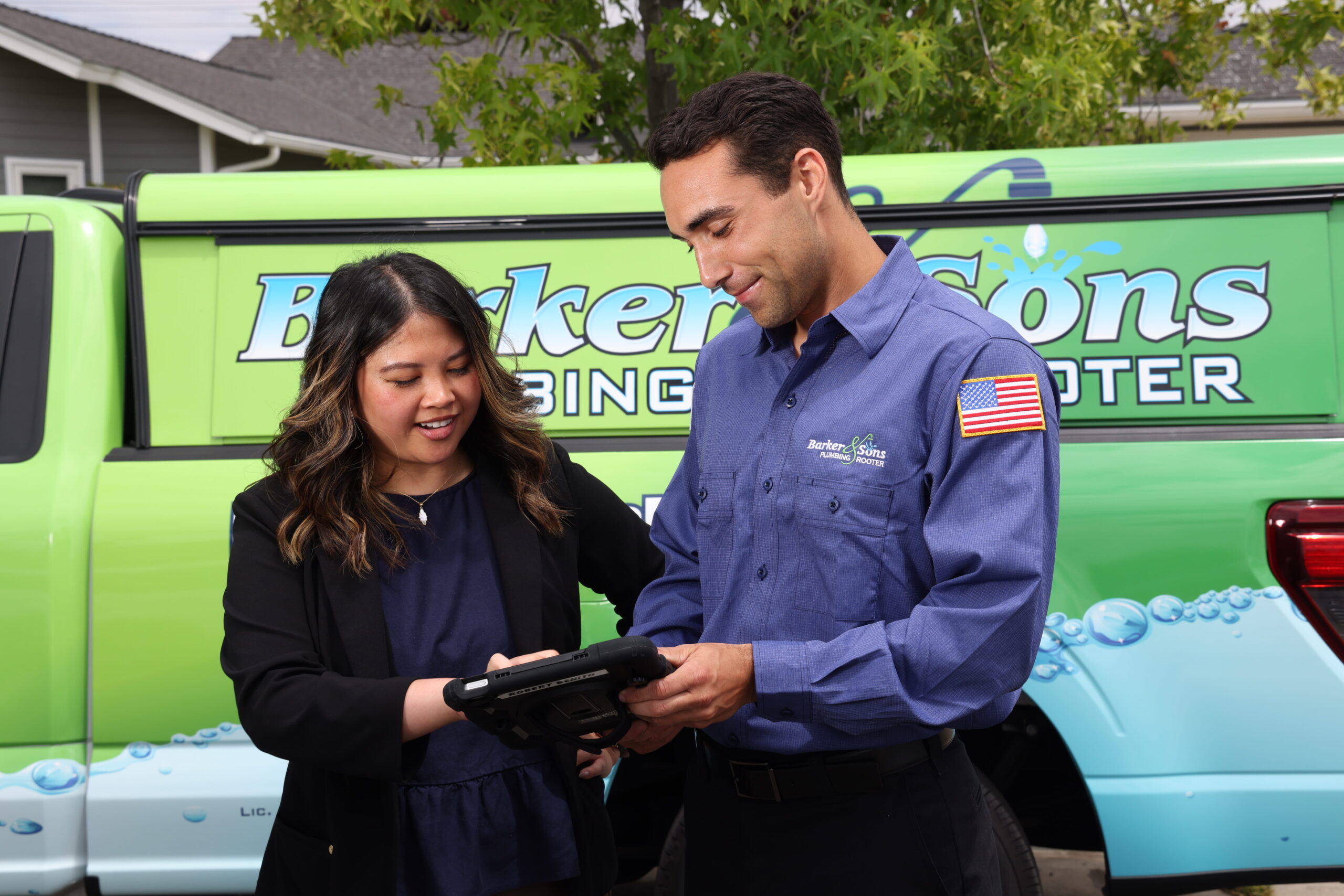 Burst pipe repair in Orange County, CA with Barker & Sons